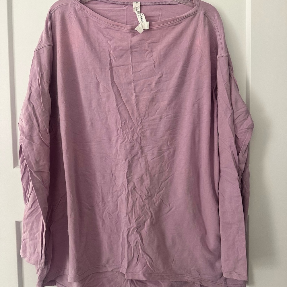 lululemon athletica Purple Long Sleeve Top